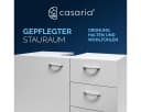 Casaria Waschbeckenunterschrank Neapel Weiß 3 Schubladen Bild 5