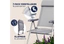 Klappbarer Gartenstuhl aus Aluminium Bild 4