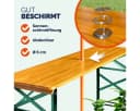 Casaria Stehtisch Höhenverstellbar Klappbar Garten Holz Grün Bild 5