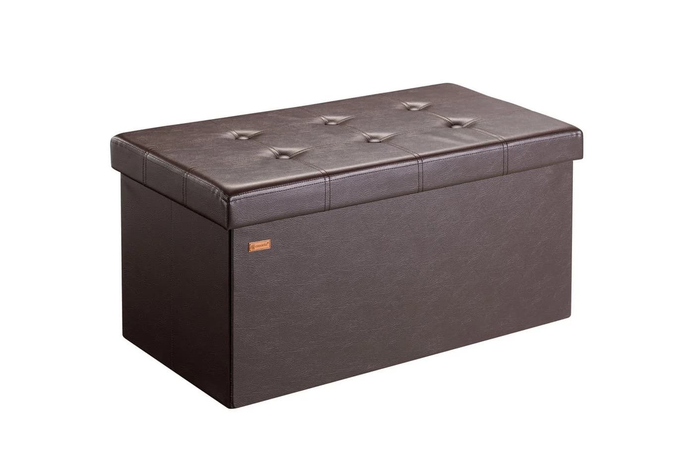 Casaria Sitzbank Braun Faltbar mit Stauraum - Bild 2