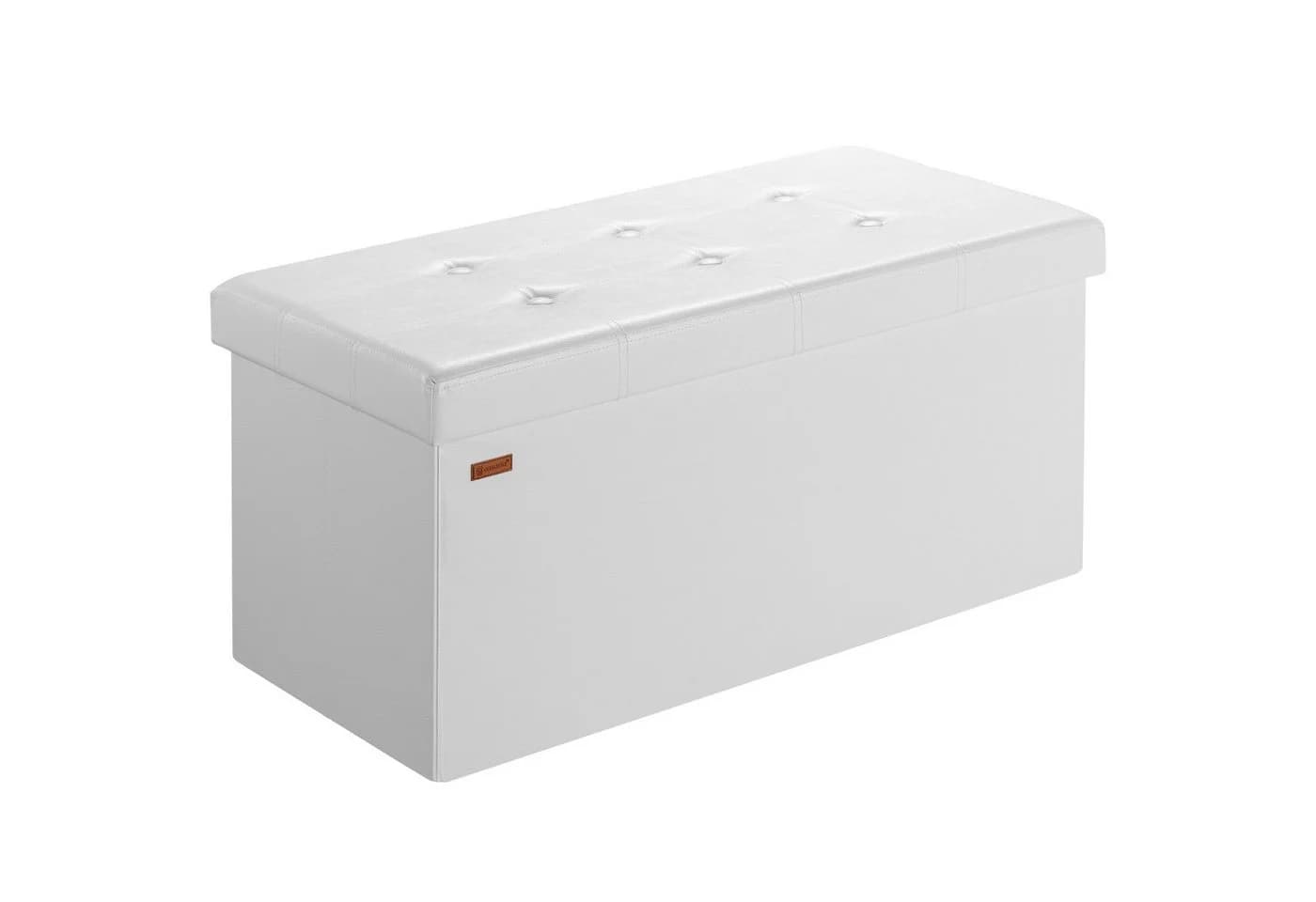 Casaria Sitzbank mit Stauraum Faltbar Gepolstert Kunstleder - Bild 2