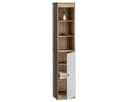 Casaria Hochschrank Oslo 6 Fächer Magnetverschluss Badschrank Weiß Bild 2