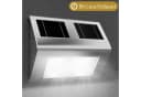 Monzana LED Solarleuchte Edelstahl Solarlampe für Draußen Bild 5