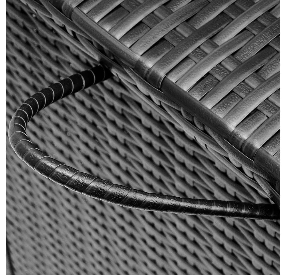 Casaria Auflagenbox Polyrattan mit Rollen und Gasdruckfedern - Bild 3
