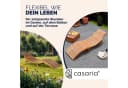 Casaria Gartenliege Braun FSC®-zertifiziert Akazie Klappbar Bild 5