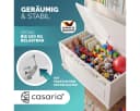 Casaria Holzkiste Jersey Weiß Multifunktionale Truhe Bild 4