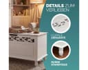 Casaria Holzkiste Jersey Weiß Multifunktionale Truhe Bild 5