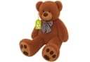 Monzana Kuscheltier Deuba Teddybär L - XXXL 50-175cm Weiches Fell Schleife Bild 2
