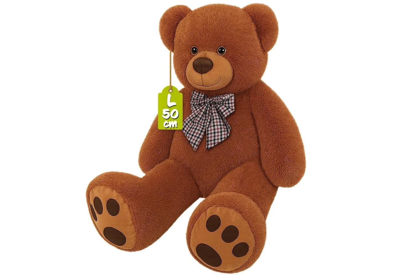 Monzana Kuscheltier Deuba Teddybär L - XXXL 50-175cm Weiches Fell Schleife - Bild 2