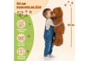 Monzana Kuscheltier Deuba Teddybär L - XXXL 50-175cm Weiches Fell Schleife Bild 5