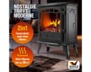 Monzana Elektrokamin mit LED-Flammeneffekt Schwarz Bild 3