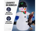 monzana Schneemann, Aufblasbarer XXL 240cm LED Beleuchtet Bild 1