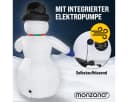 monzana Schneemann, Aufblasbarer XXL 240cm LED Beleuchtet Bild 3