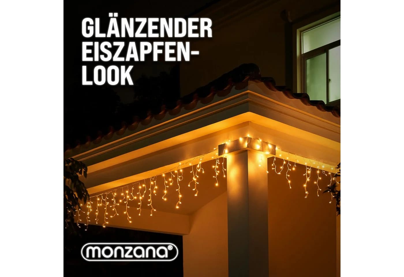MONZANA LED-Lichterkette 600 LEDs Warmweiß IP44 - Bild 4