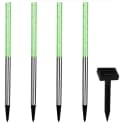 monzana LED Solarleuchte Set 5-tlg. Bunt Edelstahl mit Farbwechsel Bild 4