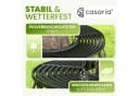 Casaria Bank Sitzbank Ø160cm Metall 320kg Belastbar Garten Baum Schwarz Bild 4