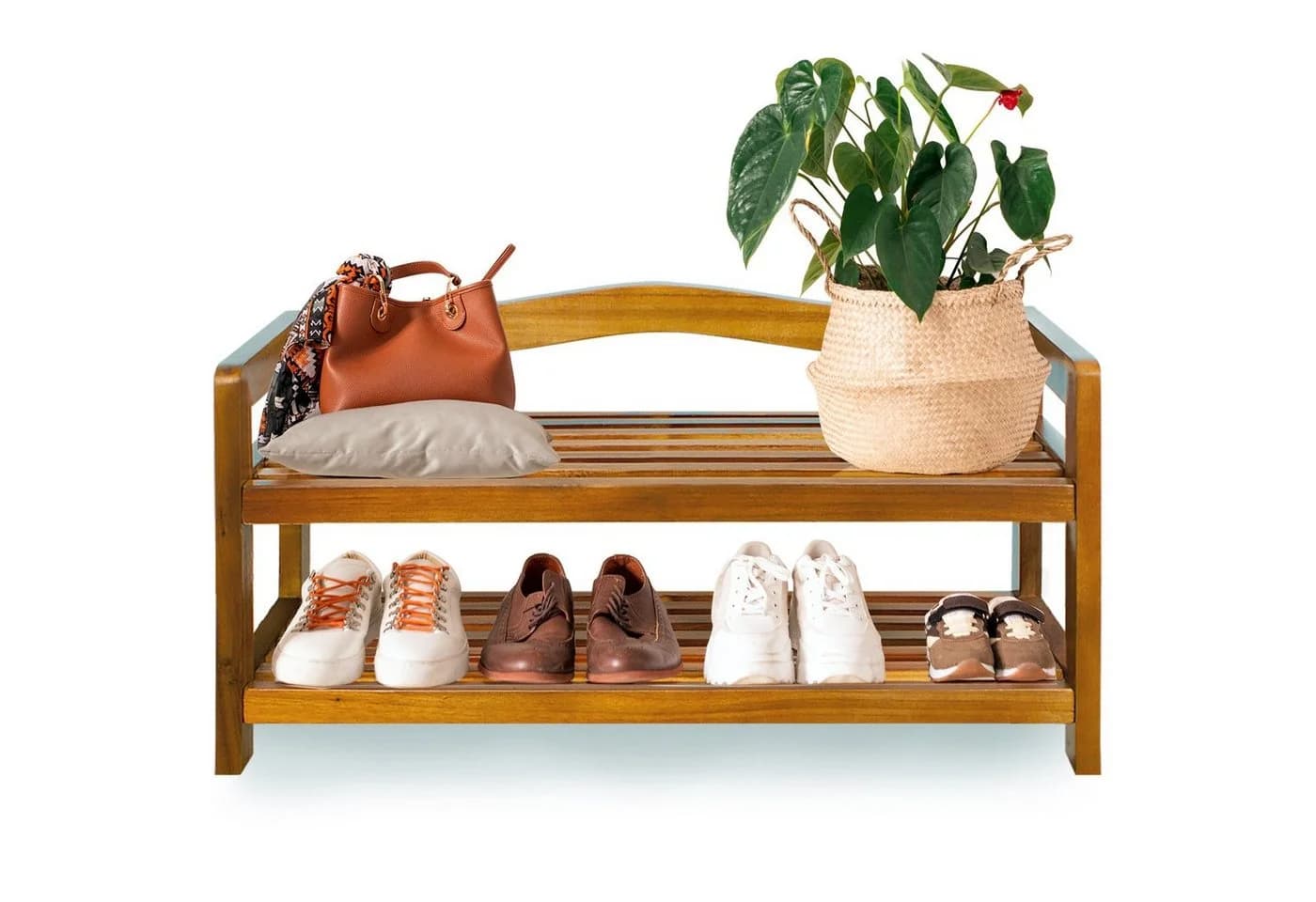 Casaria Schuhregal Akazienholz FSC-Zertifiziert