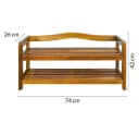 Casaria Schuhregal Akazienholz FSC-Zertifiziert Bild 4