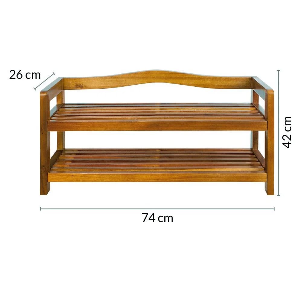 Casaria Schuhregal Akazienholz FSC-Zertifiziert - Bild 4