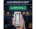 MONZANA Weihnachtsmann LED Leiter XXL 240cm 8 Leuchtfunktionen Bild 4