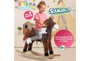 Deuba Schaukeltier Pferd mit Sattel und Steigbügeln, Schaukelpferd für Kinder Bild 1