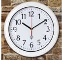 monzana Wanduhr Funk Wasserdicht Weiß Hochglanz Bild 5