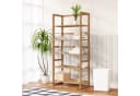 Casaria Standregal Öland Braun 5 Böden Echtholz Bild 1