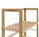 Casaria Standregal Öland Braun 5 Böden Echtholz Bild 4