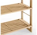 Casaria Standregal Öland Braun 5 Böden Echtholz Bild 5