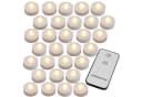 MONZANA LED-Teelichter 300H Flackereffekt Fernbedienung Batterien 30x 3,7cm Bild 2