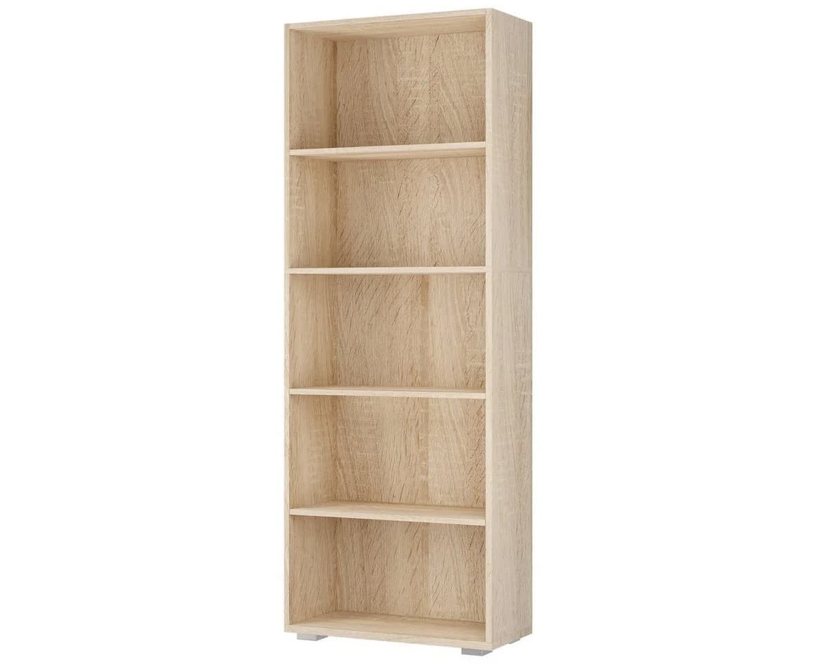 Casaria Bücherregal Vela Eiche Holz 5 Fächer - Bild 2