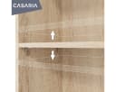 Casaria Bücherregal Vela Eiche Holz 5 Fächer Bild 3