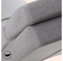 Casaria Relaxliege London Grau Ergonomisch Gepolstert 180kg Belastbarkeit Bild 4