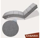 Casaria Relaxliege London Grau Ergonomisch Gepolstert 180kg Belastbarkeit Bild 5
