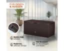 Casaria Auflagenbox Rato Plus Braun 290L mit Rollen Bild 4