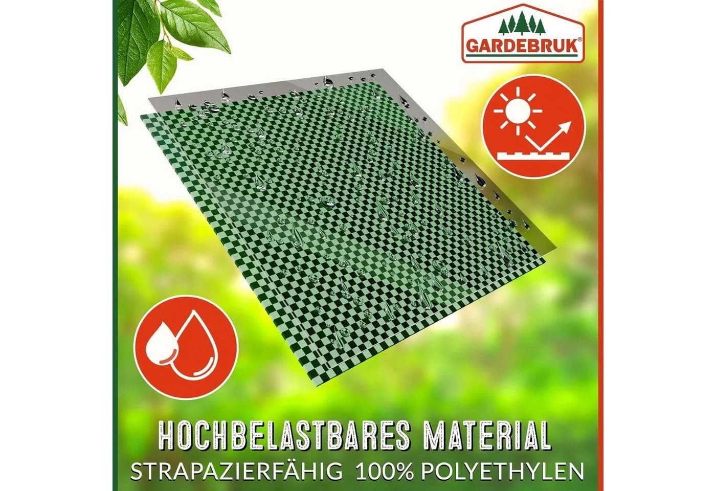 Gardebruk Gartensack 2-tlg. 500L Grün-Orange - Bild 5