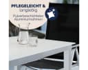 Casaria Garten-Essgruppe Bern 7-tlg. Aluminium & Glas Silber/Schwarz Bild 5