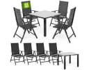 Casaria Garten-Essgruppe Bern 5-tlg. Aluminium & Glas Bild 2