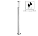 monzana Gartenleuchte Edelstahl 100cm Silber E27 Pollerleuchte Bild 1