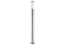 monzana Gartenleuchte Edelstahl 100cm Silber E27 Pollerleuchte Bild 2