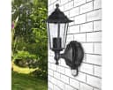 monzana Gartenleuchte Krysante Wandleuchte mit Bewegungsmelder Anthrazit E27 Bild 1