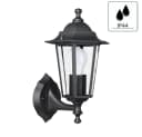 monzana Gartenleuchte Krysante Wandleuchte Anthrazit E27 Landhausstil Bild 3