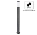 monzana Gartenleuchte mit Bewegungsmelder Edelstahl 100cm IP44 Anthrazit Bild 1