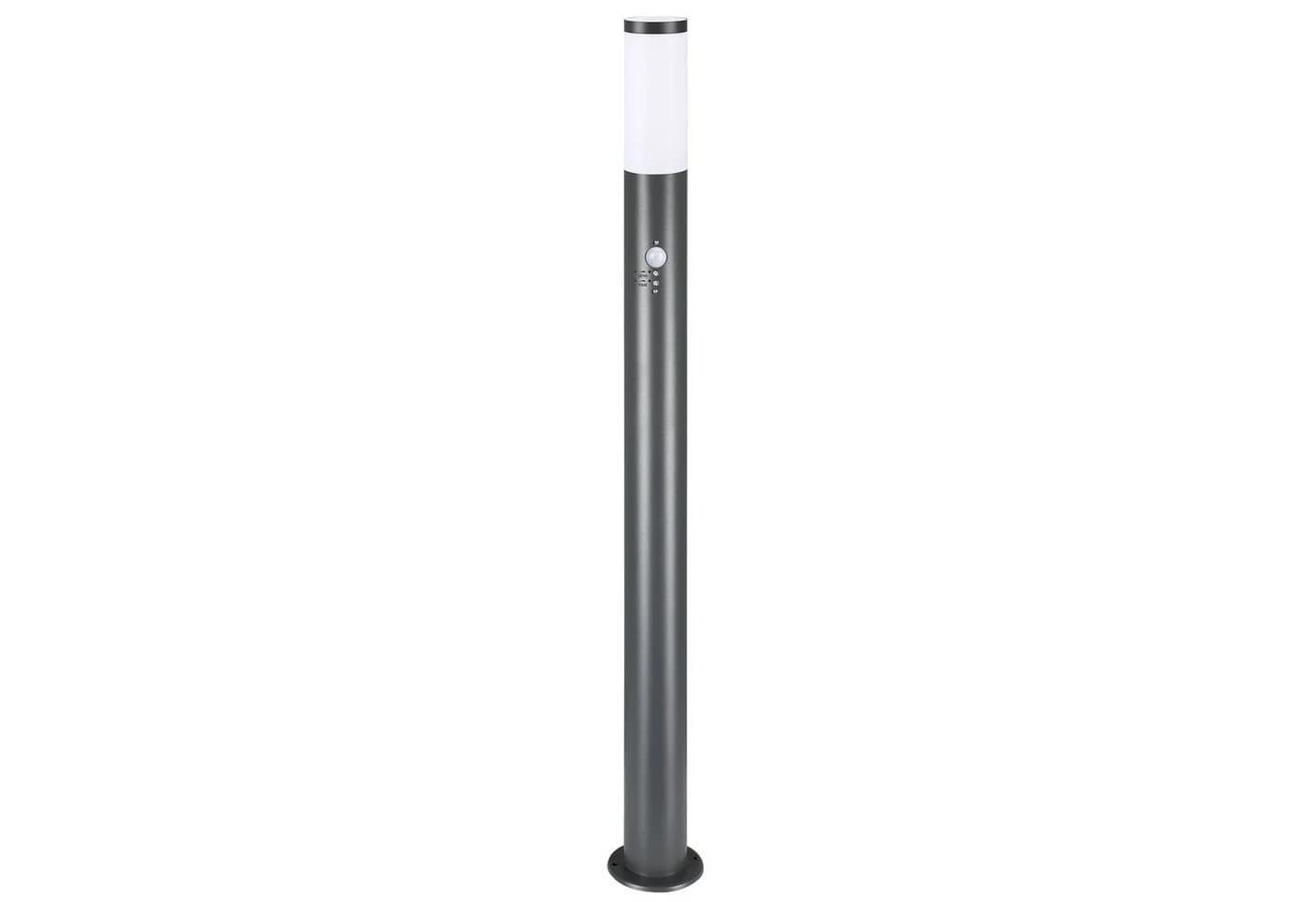 monzana Gartenleuchte mit Bewegungsmelder Edelstahl 100cm IP44 Anthrazit - Bild 2