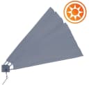 Detex Balkonsichtschutz 2er Set Anthrazit/Orange/Beige Bild 4