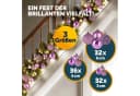 Casaria Weihnachtsbaumkugel 100er Set Rosa, Gold, Silber, Rot, Kupfer Bild 3