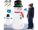 monzana Aufblasbarer Schneemann XL 120cm mit LED-Beleuchtung Bild 2