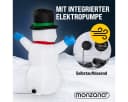monzana Aufblasbarer Schneemann XL 120cm mit LED-Beleuchtung Bild 3