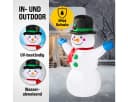 monzana Aufblasbarer Schneemann XL 120cm mit LED-Beleuchtung Bild 4