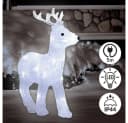 Deuba LED Weihnachtsdeko Figur Acryl Beleuchtet Hirsch Bild 1